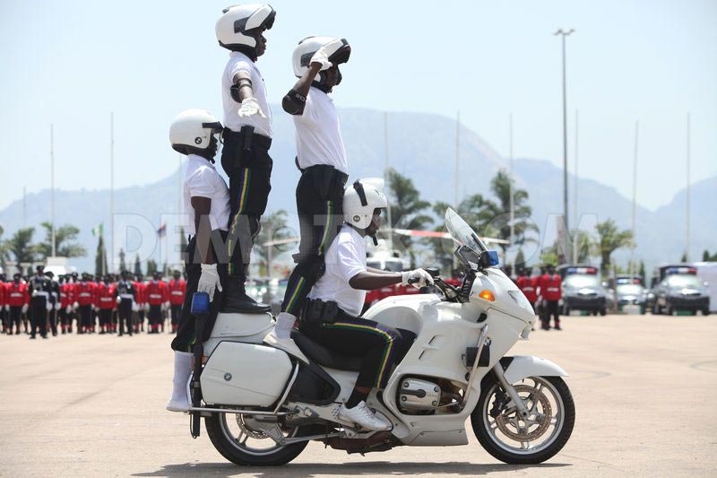 Nigerian Police on Parade