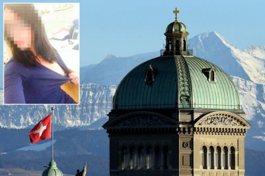 Woman Working In Swiss Parliament Takes Naked Selfies In The Office And