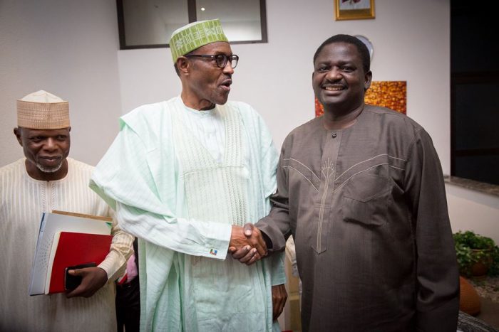 Buhari’ll win election again if he contests - Femi Adesina, Buhari will win next election, buhari want to contests for next election, Buhari and femi adseina in abuja, Buhari will win election again, 2017 election, apc contestants