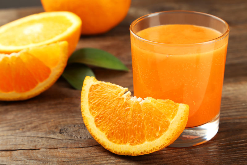 orange juice constipation