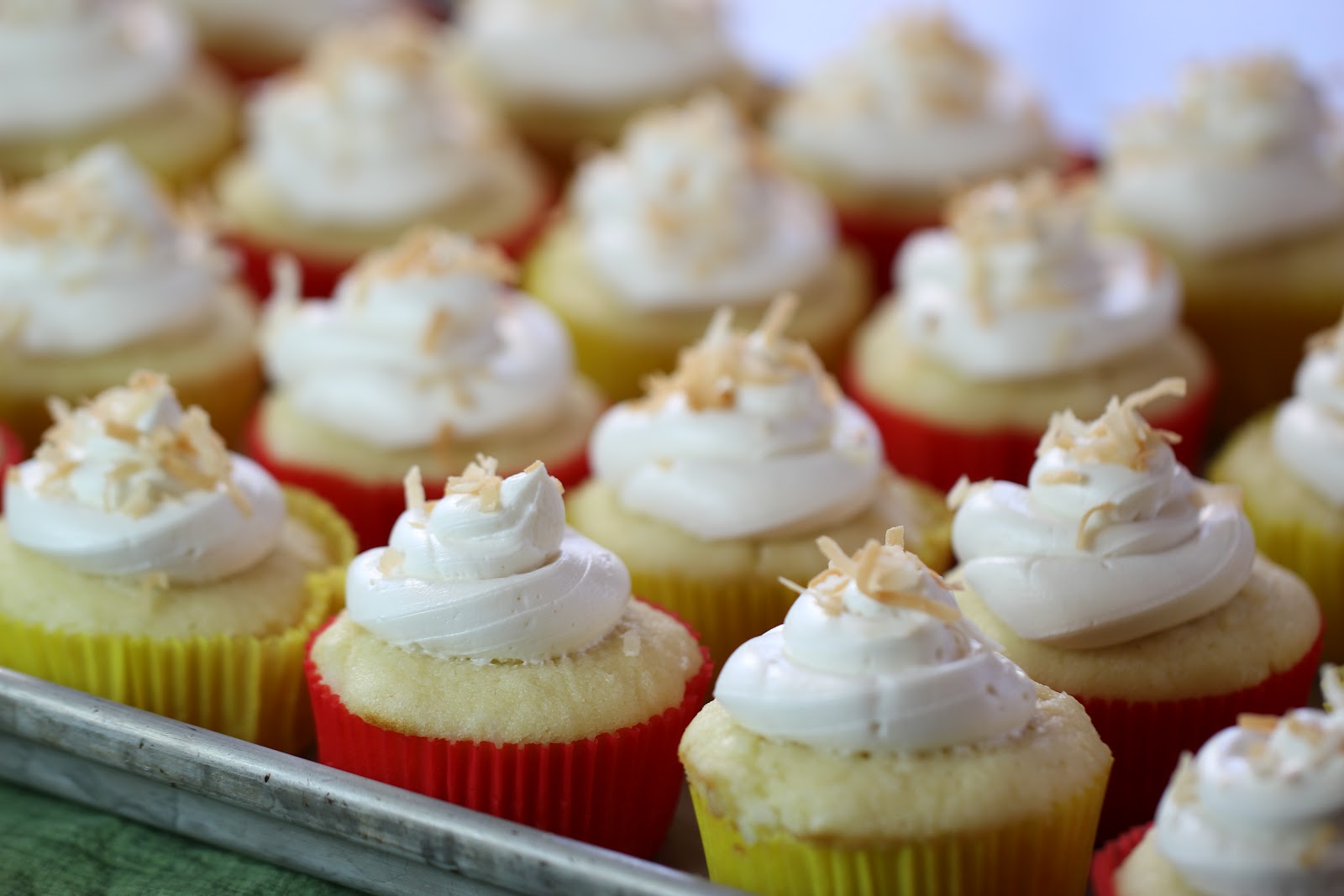 Lemon Coconut Cupcakes 3