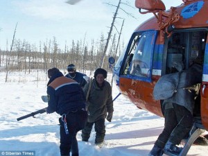 The rescue of the victim in Serbia