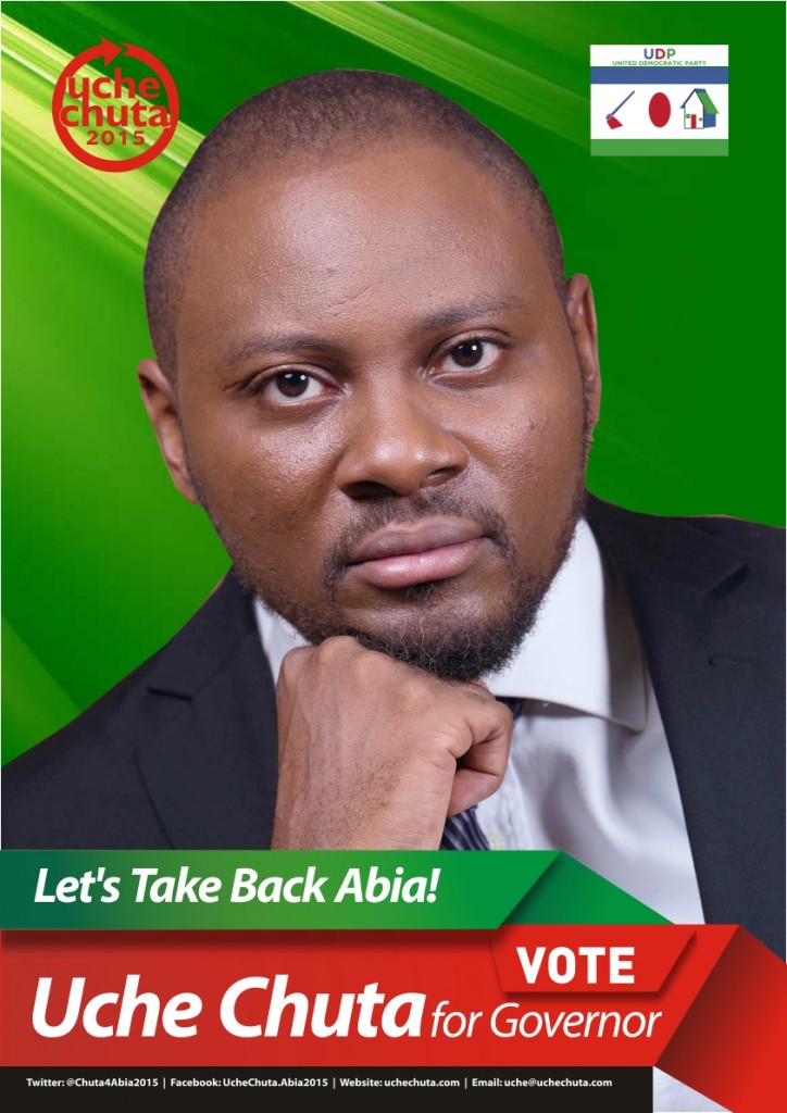 Uche Chuta's campaign poster