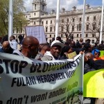 London protest UK Nigerians in Against Fulani Herdsmen