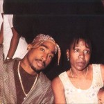 Tupac Shakur and Afeni Shakur