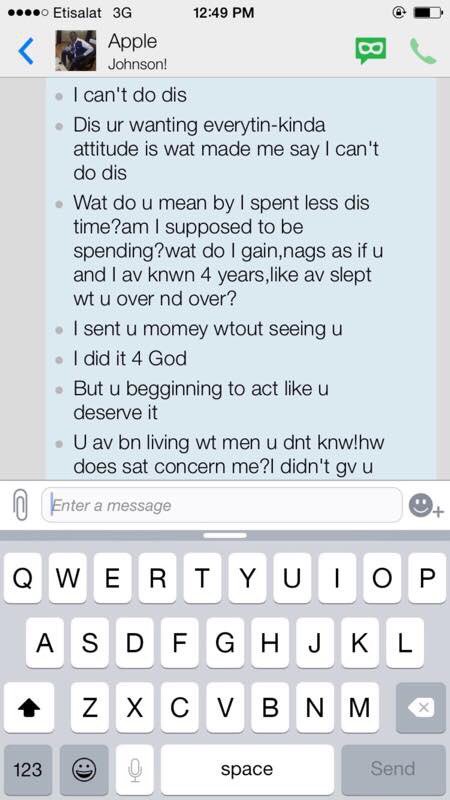 Apostle Suleman Stephanie Otobo BBM screenshots