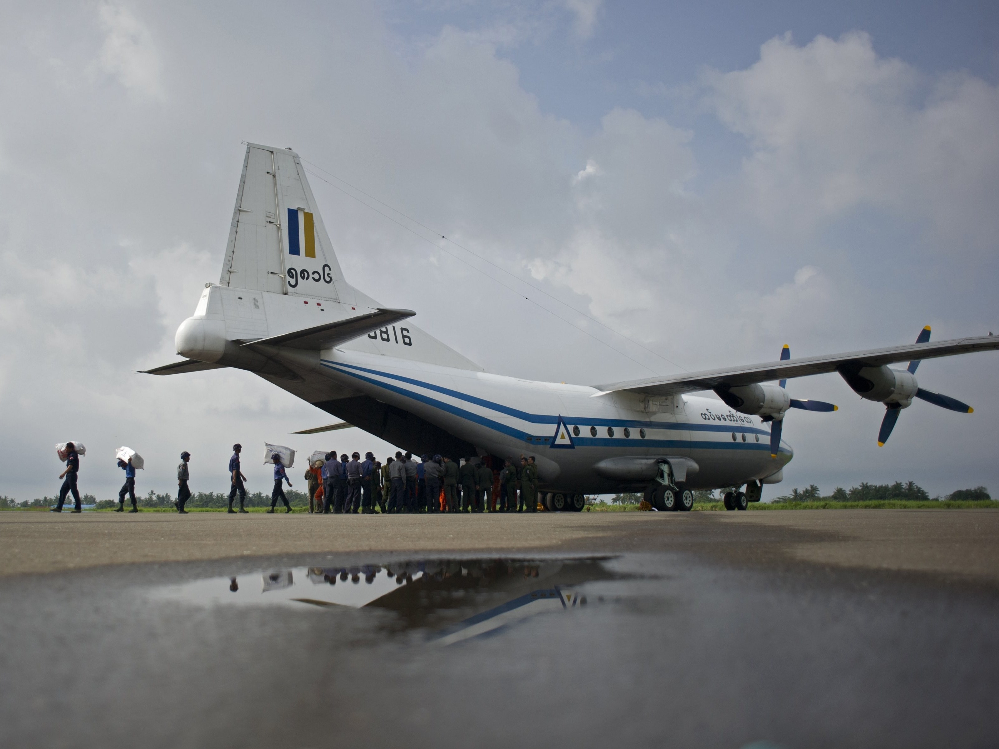 Myanmar military airplane