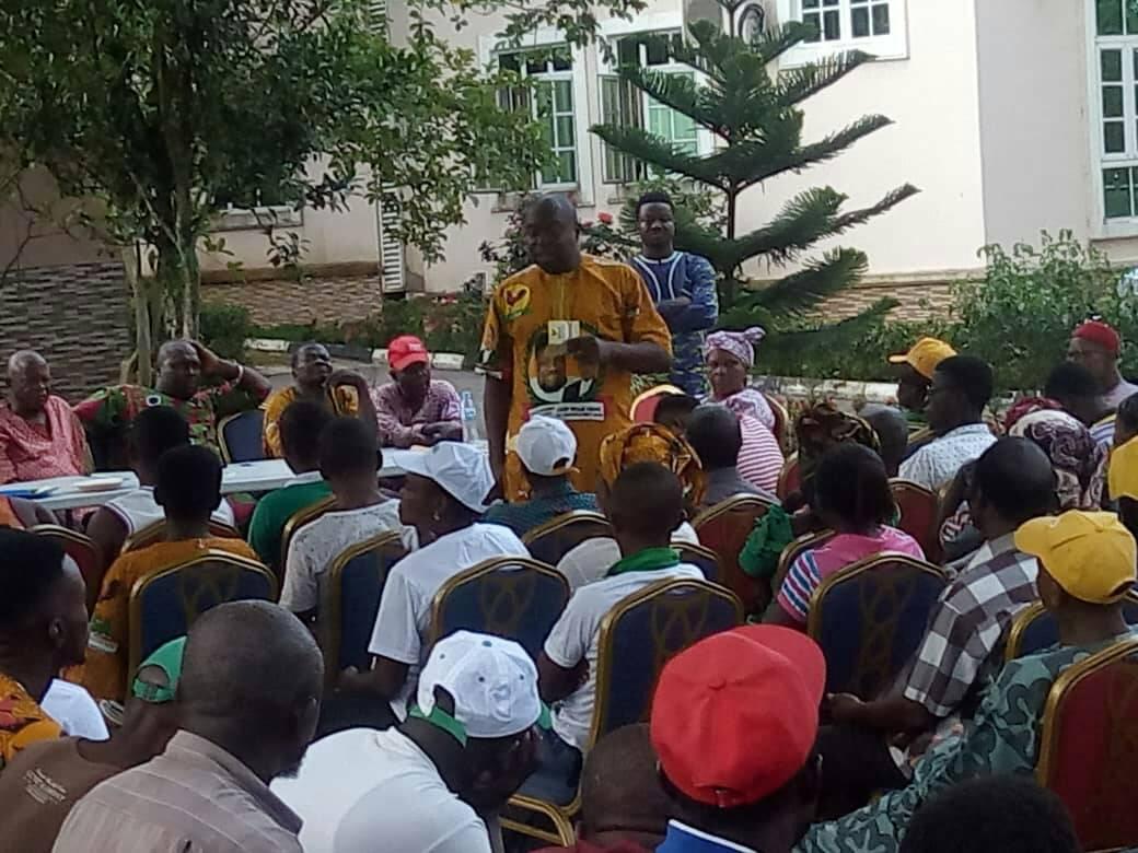 Chris Nwachukwu, a chieftain of the All Progressives Grand Alliance, APGA, popularly known as Oburuotie, on Sunday, June 17, 2018, at his country home  Umuhu village in Ukpor Nnewi South LGA of Anambra State, 