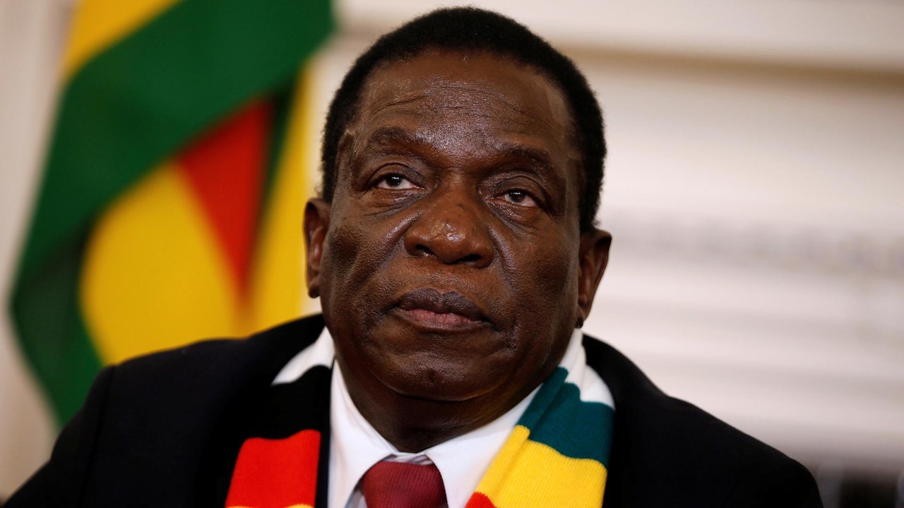 Zimbabwe President Emmerson Mnangagwa, a former ally of deposed dictator Robert Mugabe, has called for unity. (Reuters)