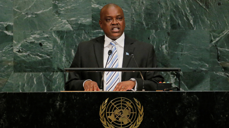 Mokgweetsi Masisi, Ian Khama, Botswana