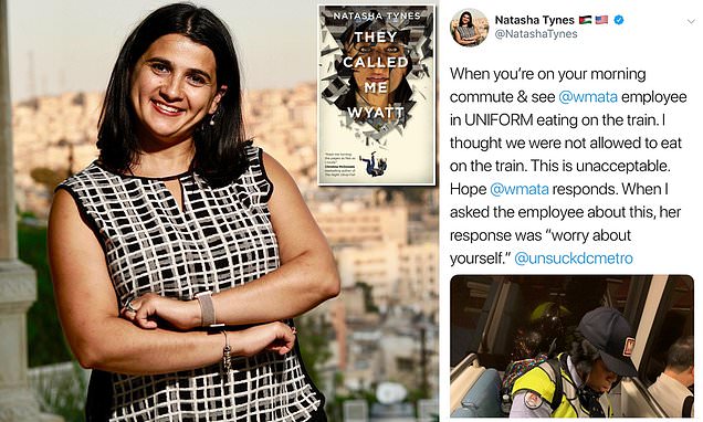 Author Natasha Tynes looks set to lose her book deal after a tweet criticising a Metro employee for eating on the train sparked an online backlash.
