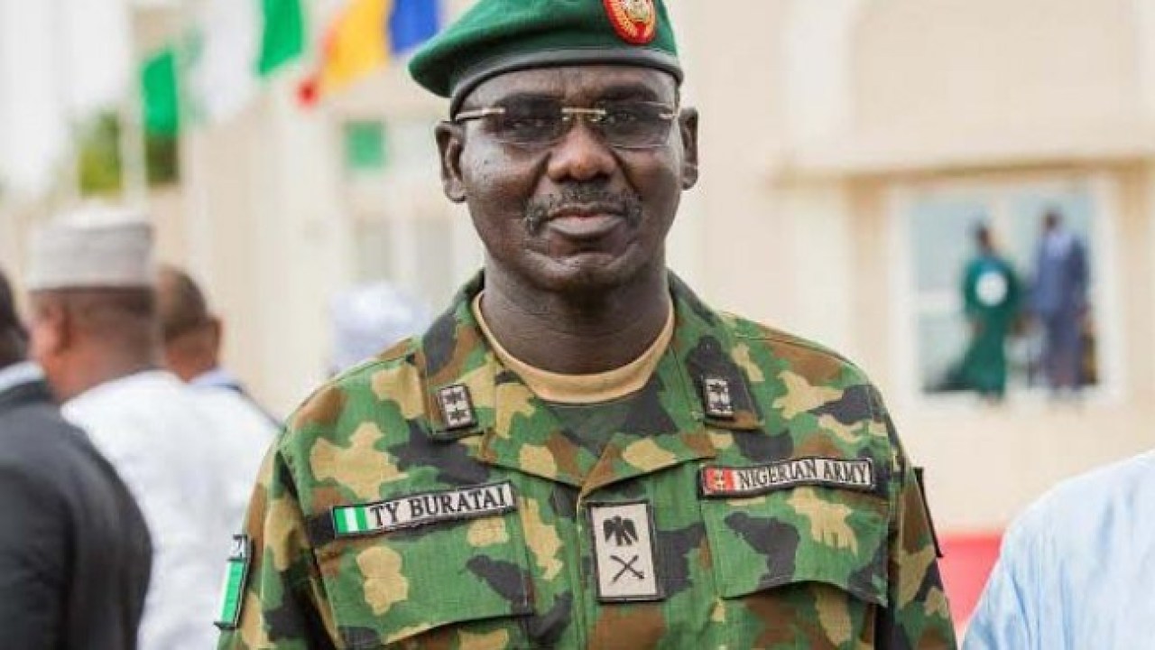 The Chief of Army Staff, Lieutenant General Tukur Yusuf Buratai