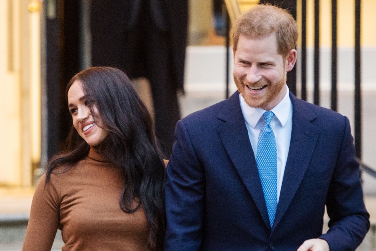 British Prince Harry and Meghan Markle