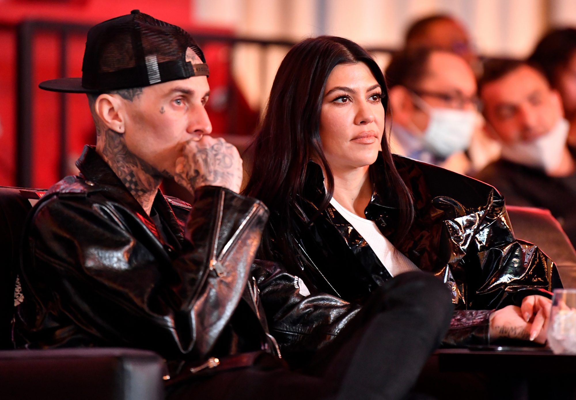 Travis Barker and Kourtney Kardashian