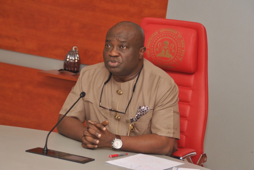 Dr Okezie Ikpeazu, Governor of Abia State