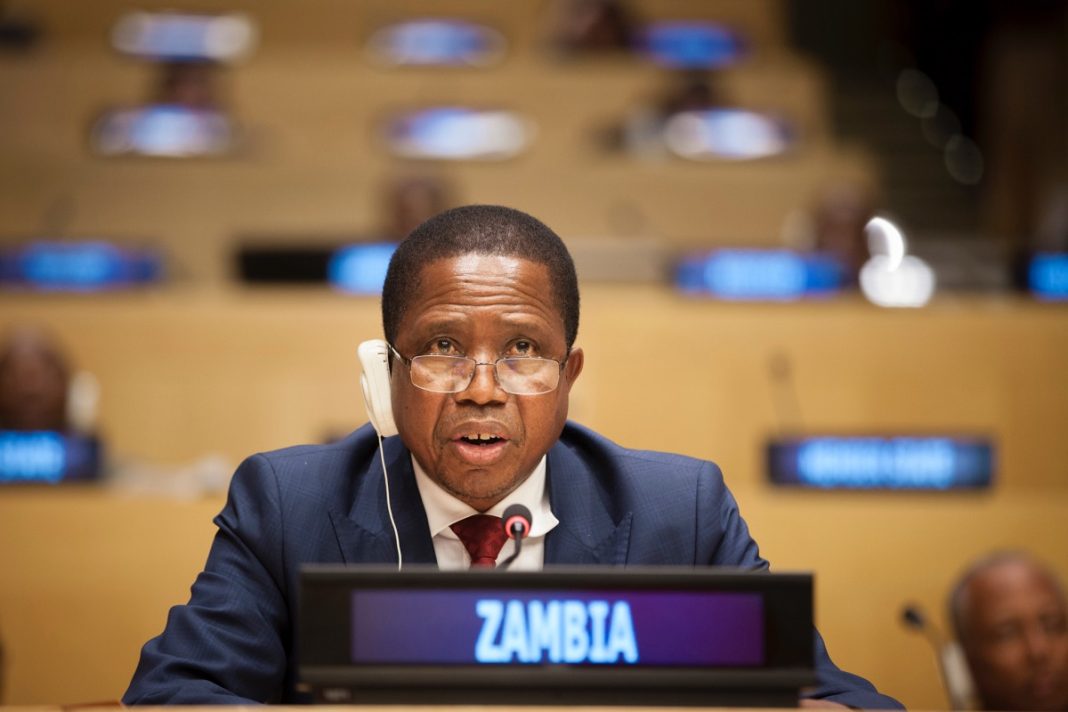 Zambian President Edgar Lungu