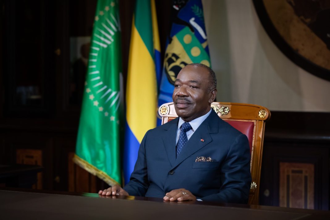 Gabon's President Ali Bongo Ondimba pictured in 2021