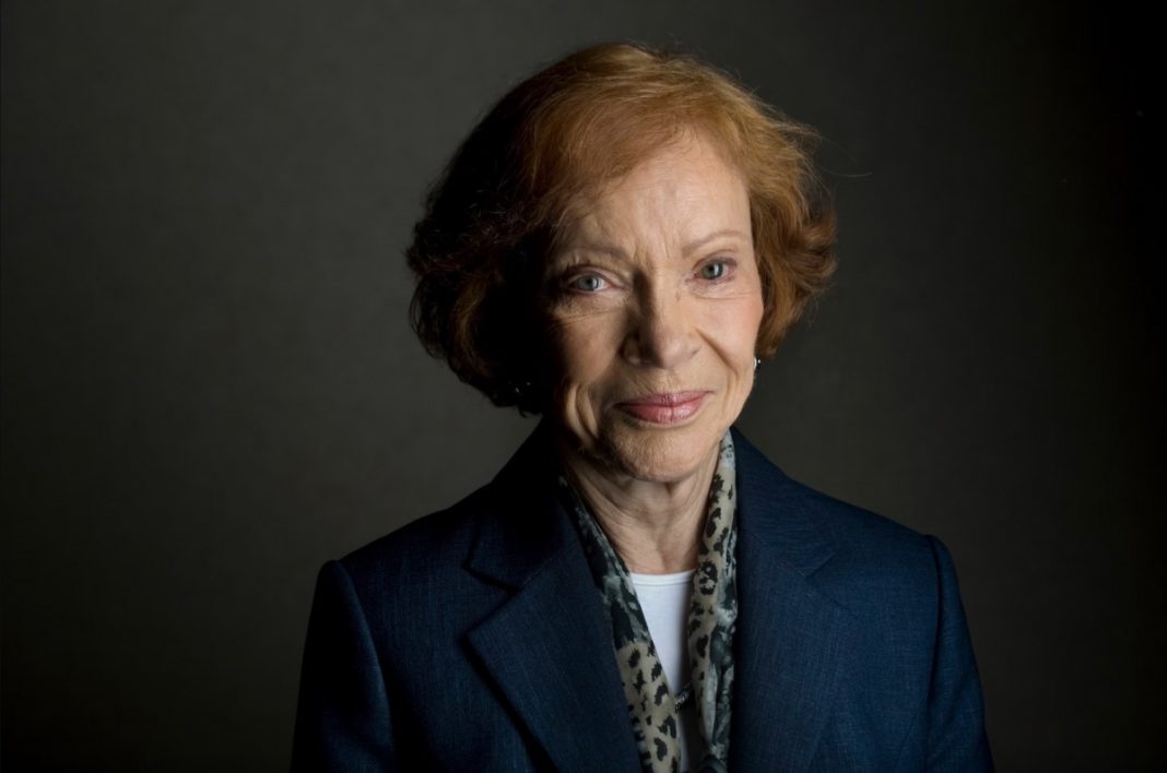 Former US First Lady Rosalynn Carter