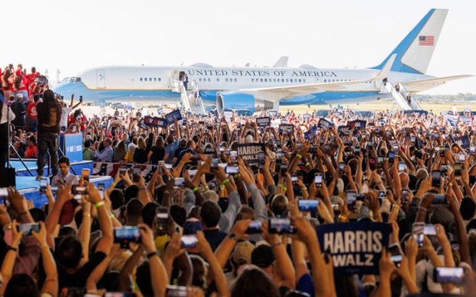 Kamala Harris Event at Airport