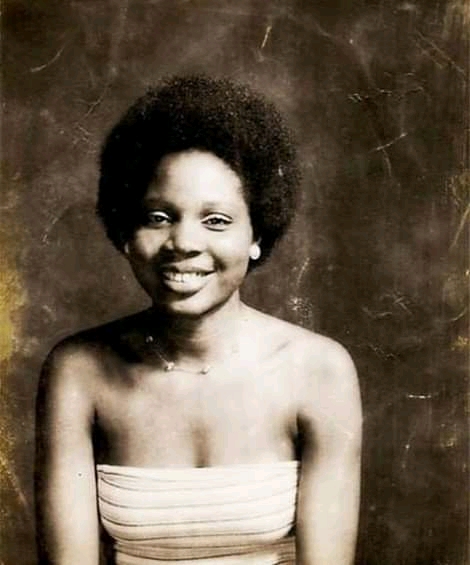 A young Onyeka Onwenu