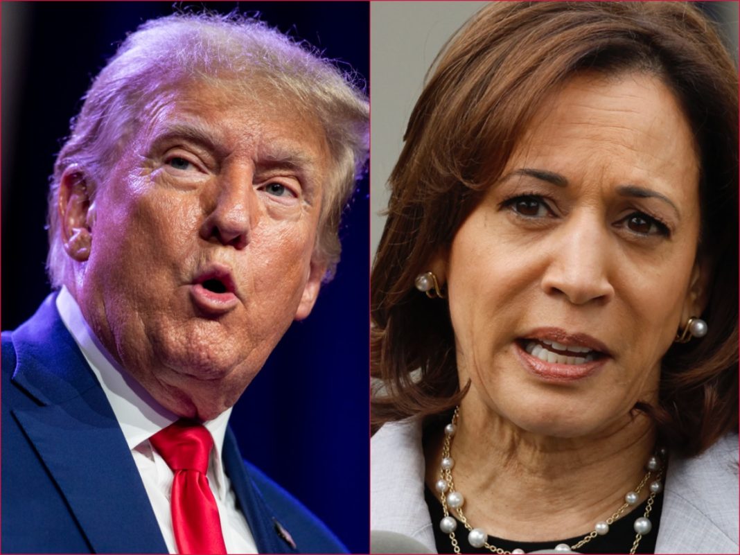 Pollster, Debate, US Vice President Kamala Harris and former US President Donald Trump