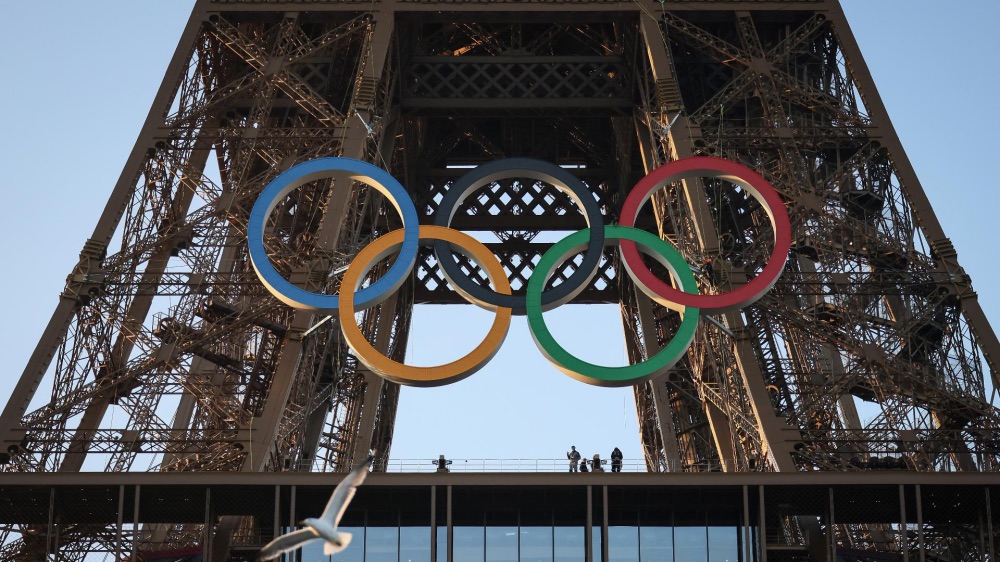 Eiffel Tower, Olympic Rings