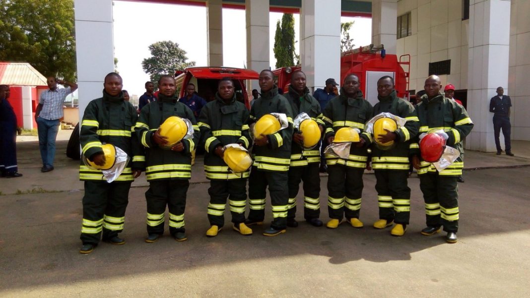 Federal Fire Service personnel in Nigeria