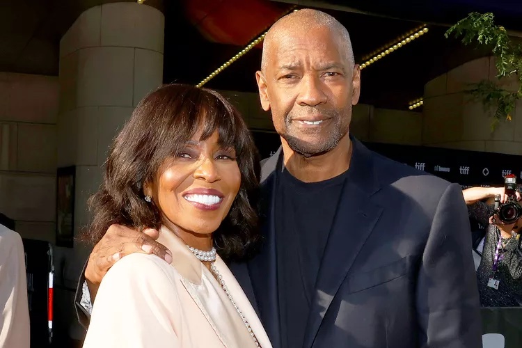 (L-R) Pauletta Washington and Denzel Washington. Photo: Monica Schipper/Getty