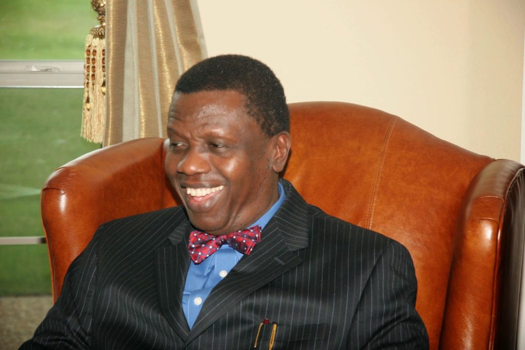 Pastor Enoch Adeboye, the general overseer of the Redeemed Christian Church of God, RCCG