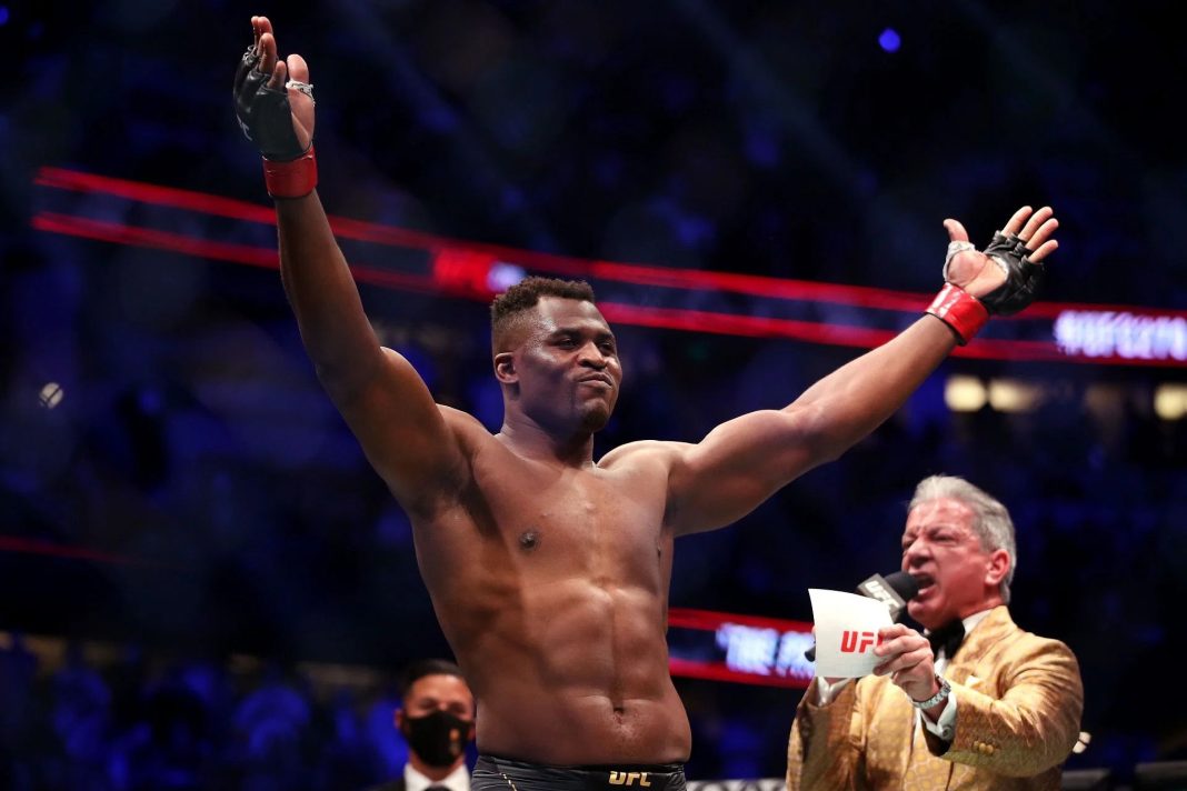 Francis Ngannou at UFC 270.