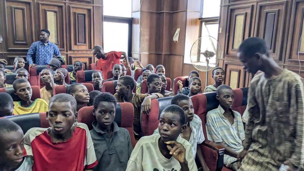 At least 76 people in Nigeria, many of them minors, were brought before a court for an initial hearing on charges related to their alleged participation in protests in August, court documents showed on Friday, October 31. 2024. | X