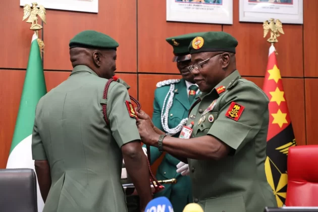 Taoreed Lagbaja, a major general, has assumed office as Nigeria’s 23rd chief of army staff (COAS) in June 2023. | Nigerian Army Photo