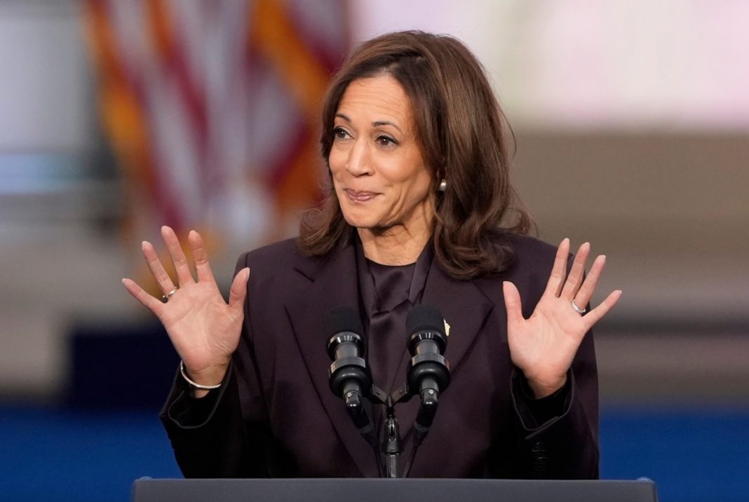 Vice President Kamala Harris speaks at Howard University in Washington, Nov. 6, 2024. |  J. Scott Applewhite/AP