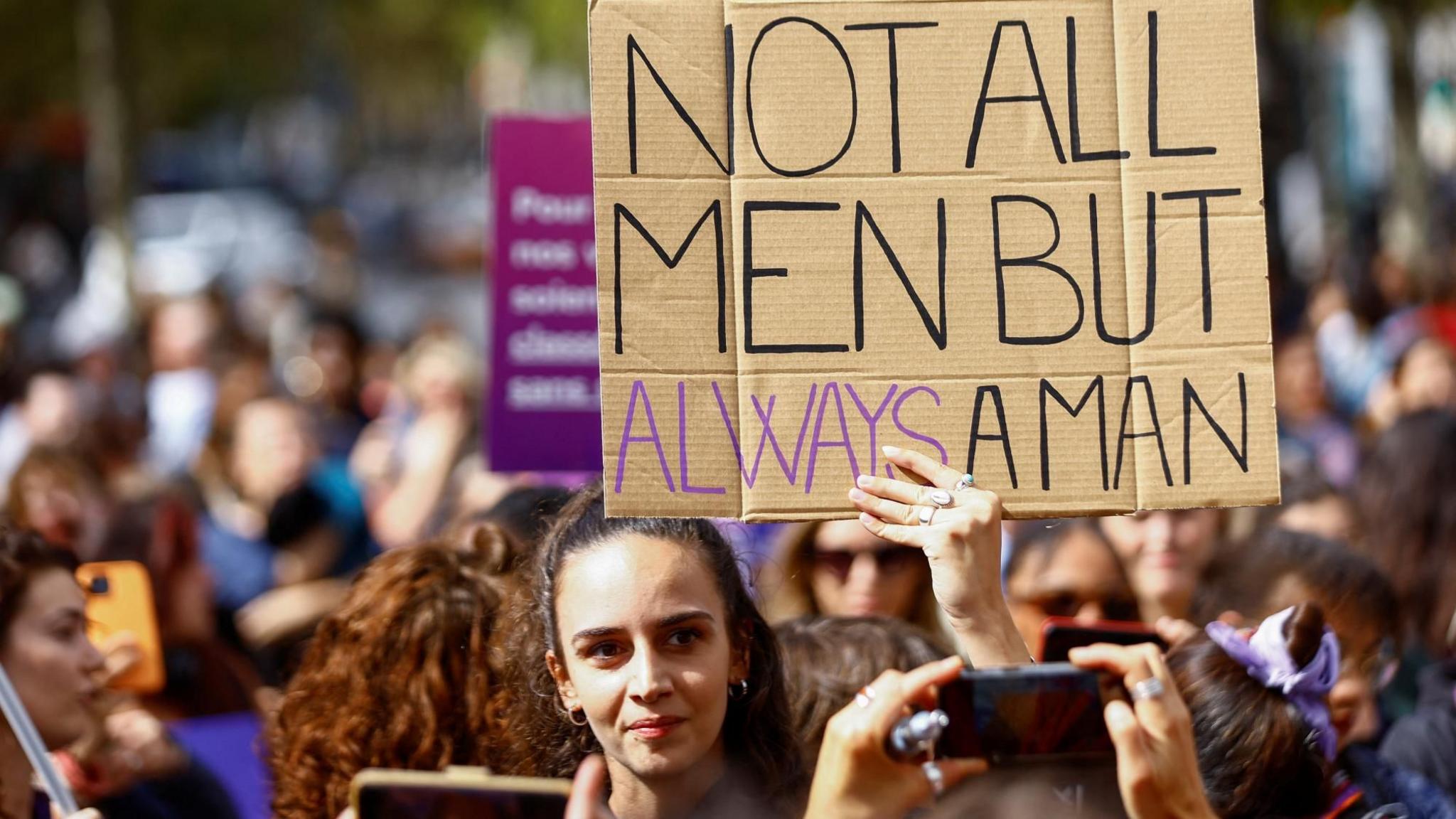 French, Protesters gathered in cities across France in support of Gisèle Pelicot. | Abdul Saboor/Reuters