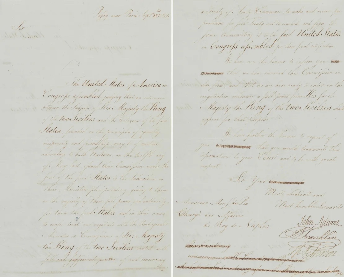 Rare Letter Signed by America's Founding Fathers Expected to Fetch Up to $1 Million