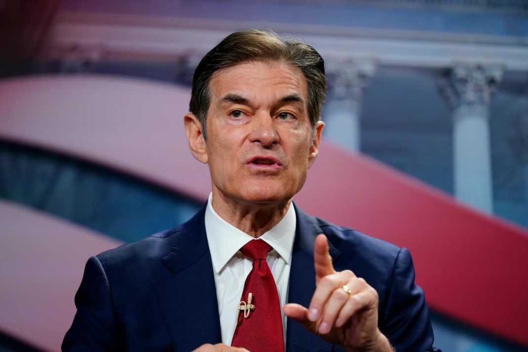 FILE - Mehmet Oz takes part in a forum for Republican candidates for U.S. Senate in Pennsylvania at the Pennsylvania Leadership Conference in Camp Hill, Pa., April 2, 2022. | AP Photo/Matt Rourke, File