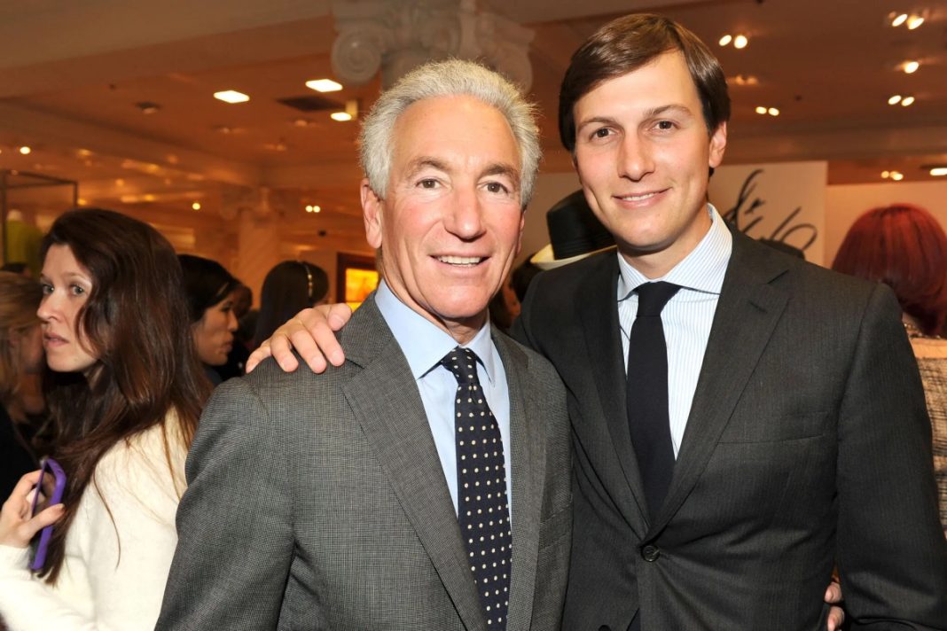 Charles Kushner and his son Jared in 2012.