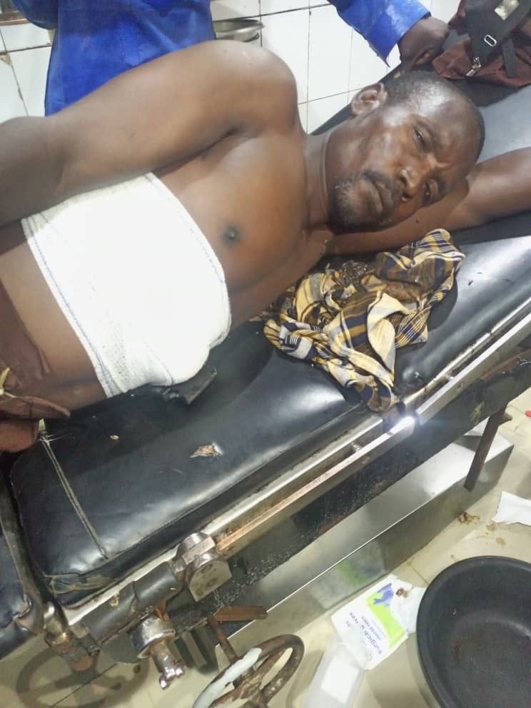 Ismail Usman, a local herbalist, pictured in an Abuja hospital 