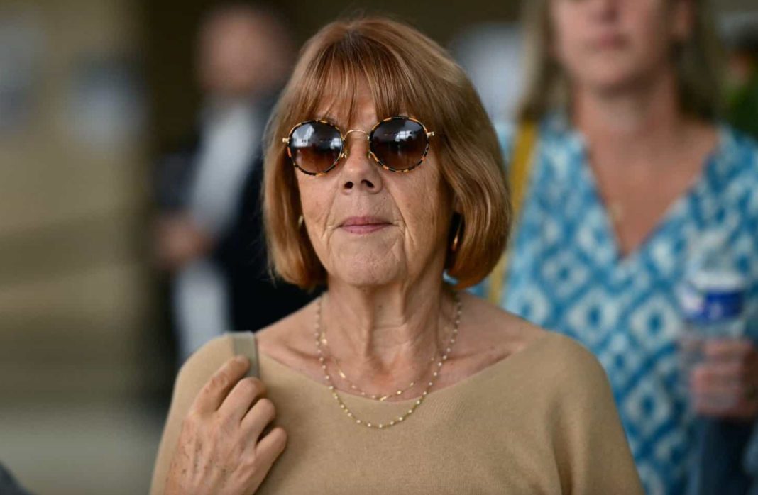 Gisele Pelicot leaves the court after a session of the trial of her former partner Dominique Pelicot