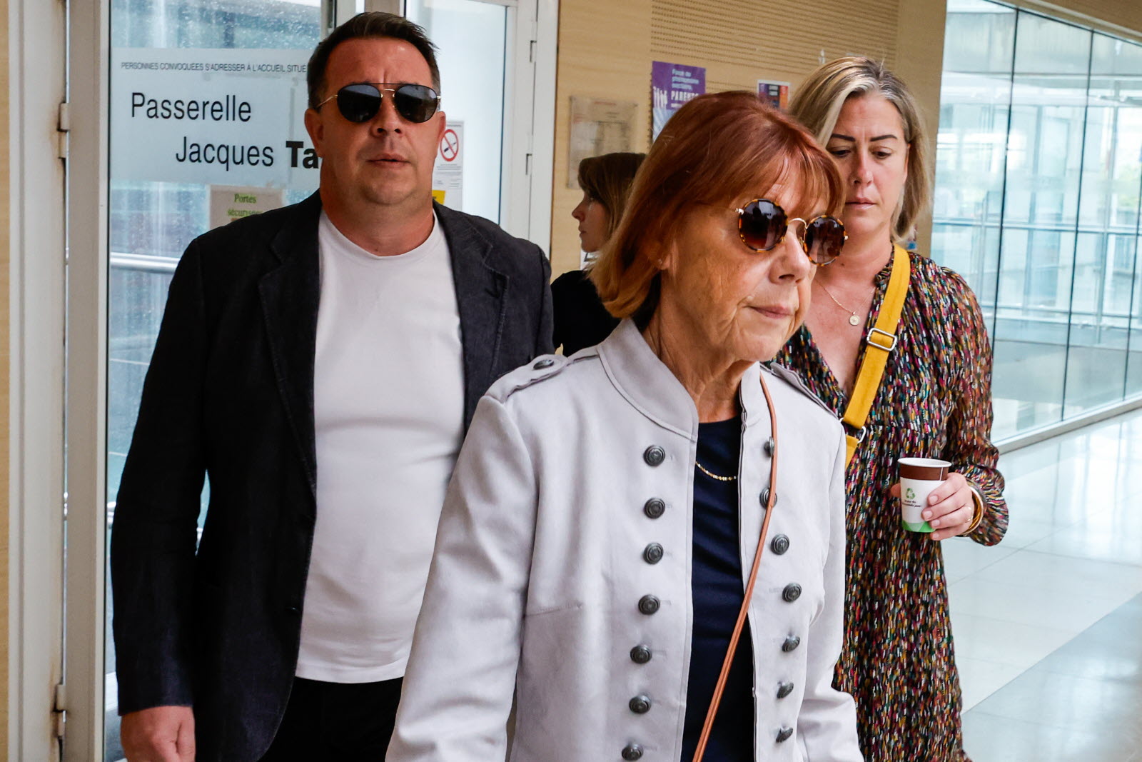 Gisèle Pélicot pictured at the court building of Avignon, France. | Beeld Christophe Simon/AFP