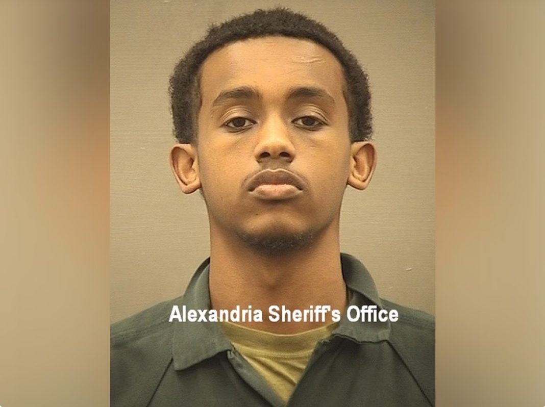 University Student, The booking photo for Abdullah Ezzeldin Taha Mohamed Hassan. Alexandria Sheriff's Office