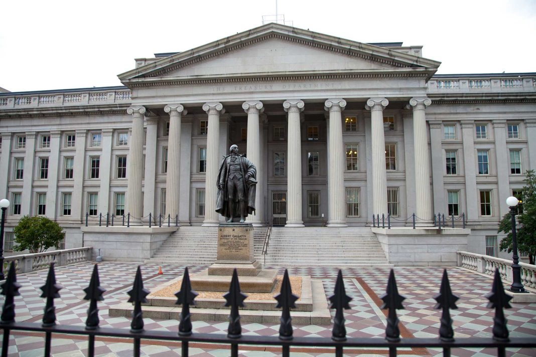 U.S. Treasury building, Washington, DC. Source: Wikimedia Commons