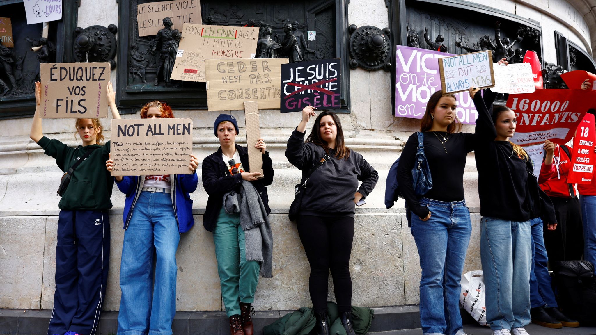  Demonstrations in support of Gisele Pelicot have been taking place across France.