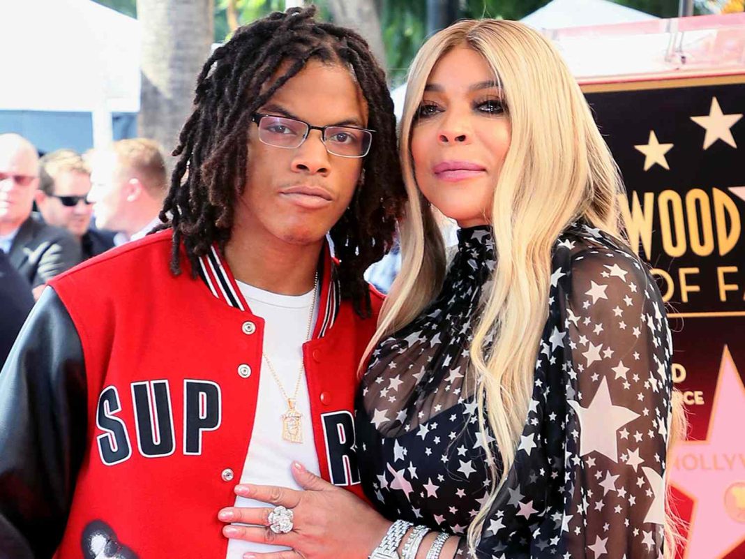 Wendy Williams and son Kevin Hunter Jr. attend her being honored with a Star on the Hollywood Walk of Fame on October 17, 2019.