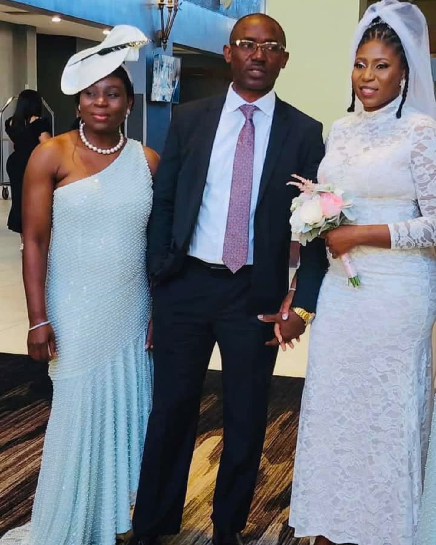 Rev. Fr. Daniel Okanatotor Oghenerukevwe pictured with his bride, Ms Dora Chichah (right) at their wedding held on December 29, 2024 at the Streams of Joy Church in Dallas, Texas. | X