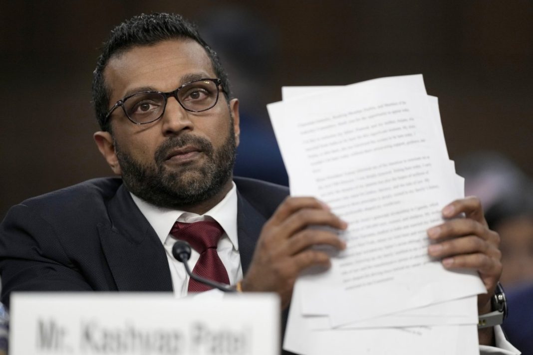 FBI director nominee Kash Patel